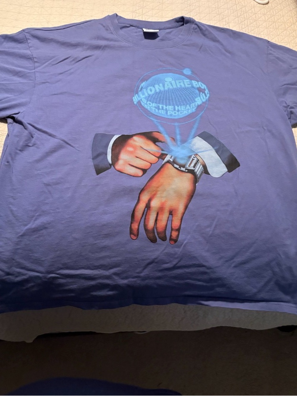 Billionaire Boys Club Purple Graphic Long Sleeve Tee